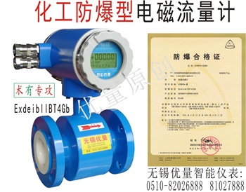 化工防爆型电磁流量计